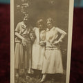 Lot 172 - Single Snapshot Photo - Group Of Four Girls Goofing Off, Sticking Out Tongue, Making Hand Gesture
