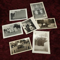 Lot 179 - Grouping Of Seven Snapshot Photos Of Priests, Nuns, Graves, Cemetery, Church, And More