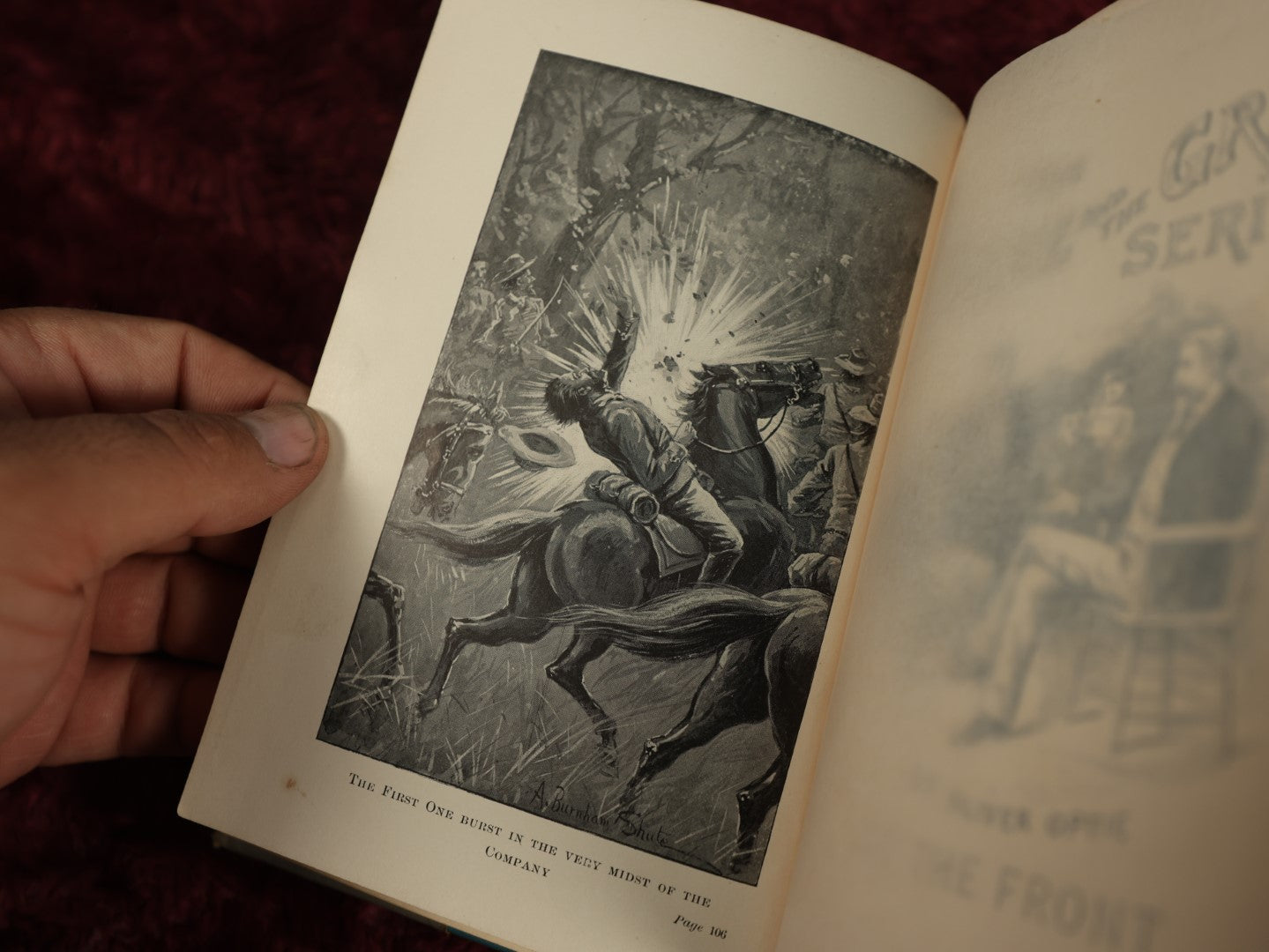 Lot 020 - Antique Civil War Book, "At The Front: The Blue And The Gray On Land," By Oliver Optic, Boston, 1897