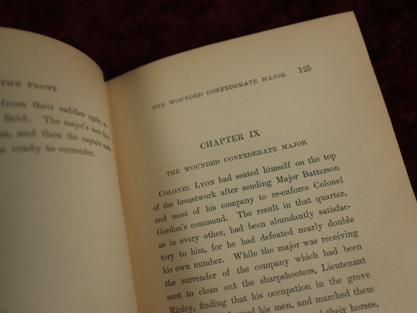 Lot 020 - Antique Civil War Book, "At The Front: The Blue And The Gray On Land," By Oliver Optic, Boston, 1897