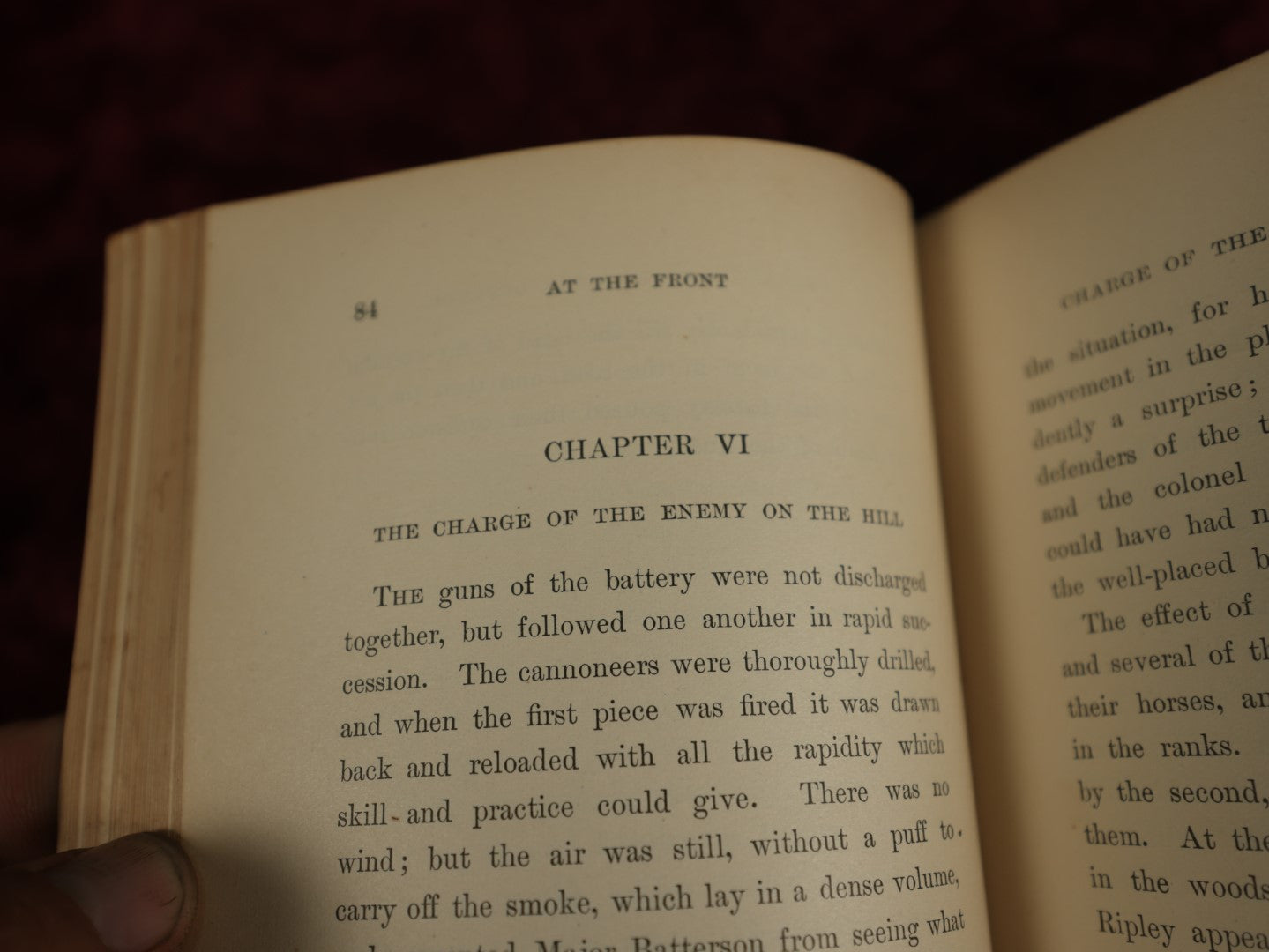 Lot 020 - Antique Civil War Book, "At The Front: The Blue And The Gray On Land," By Oliver Optic, Boston, 1897