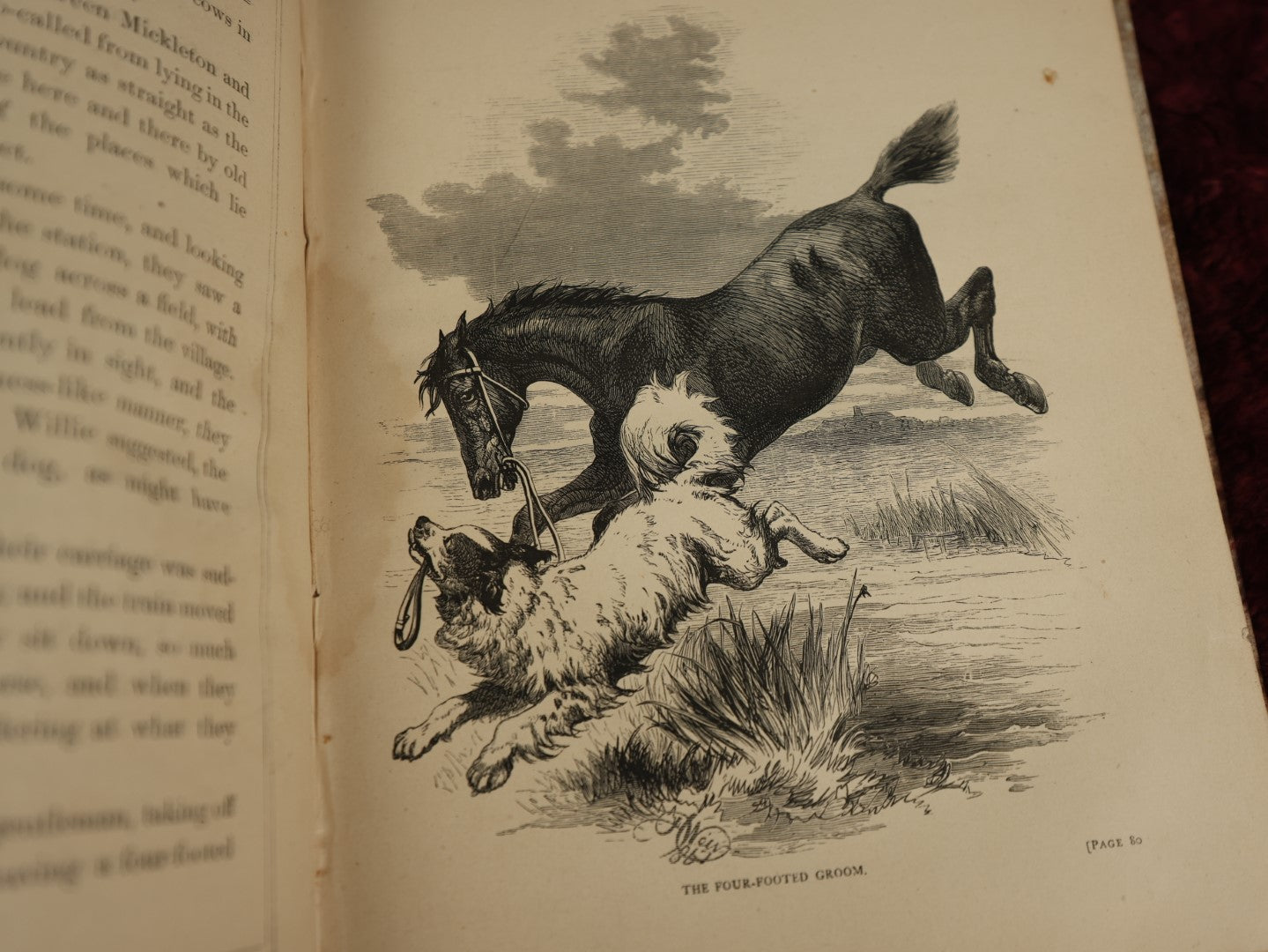 Lot 021 - Antique Illustrated Children's Book, "Our Four Footed Friends," By Mary Howitt, With Kitten On Cover And Many Cats, Dogs, And Horses Throughout, Printed In London By George Watson,