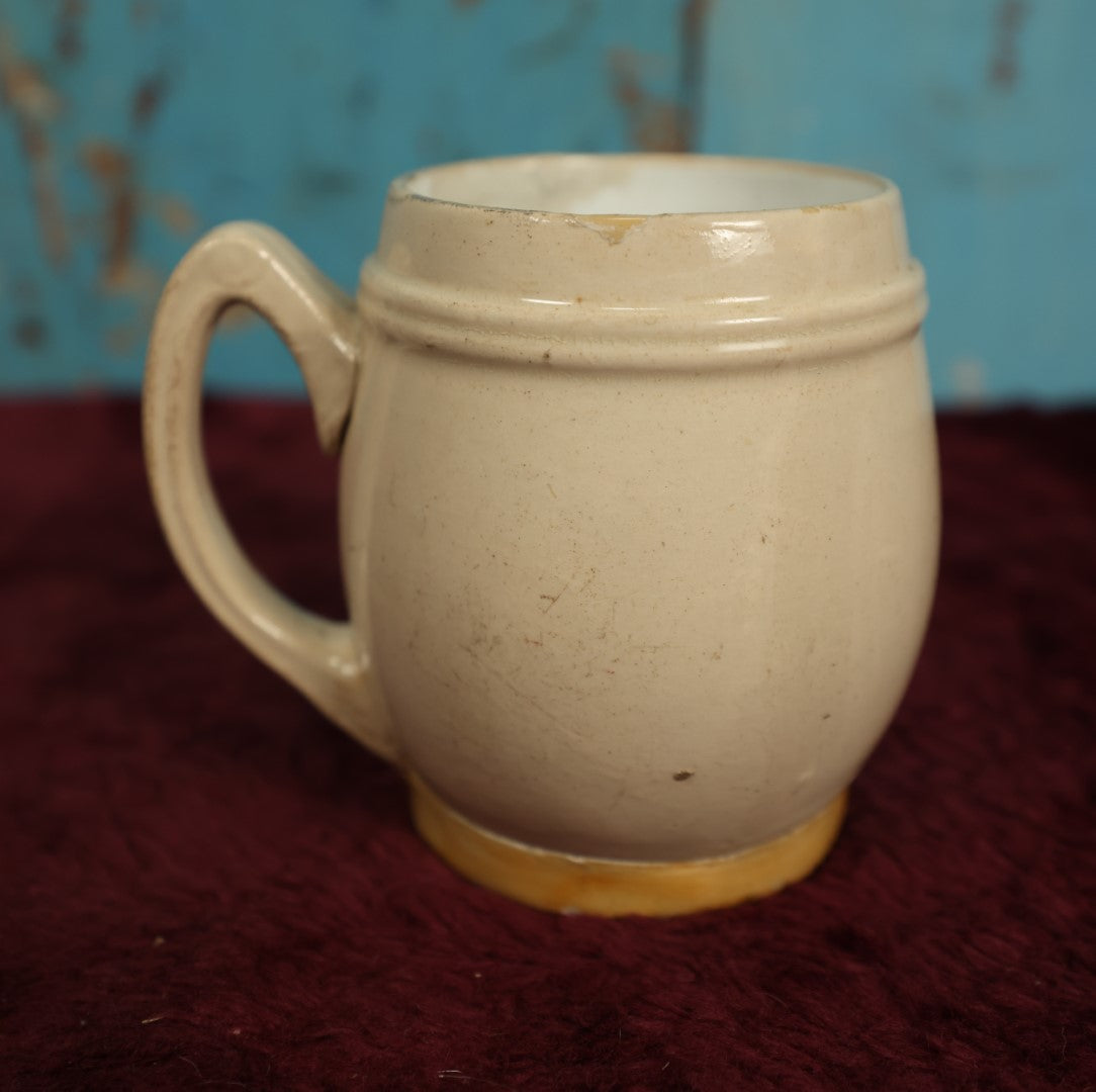 Lot 049 - Antique Hires Root Beer Soda German Stein, Stoneware Mug, Made In Germany For The Charles E. Hires Company