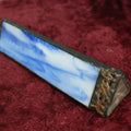 Lot 056 - Vintage Stained Leaded Glass Artisan Kaleidoscope With Window At End (Blue Color Exterior Glass)