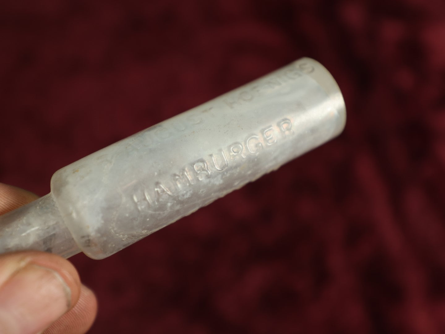 Lot 080 - Antique Glass Bottle For Dr. August Koenig's Hamburger Tropeen, Possible Misprint, Should Say Tropfen