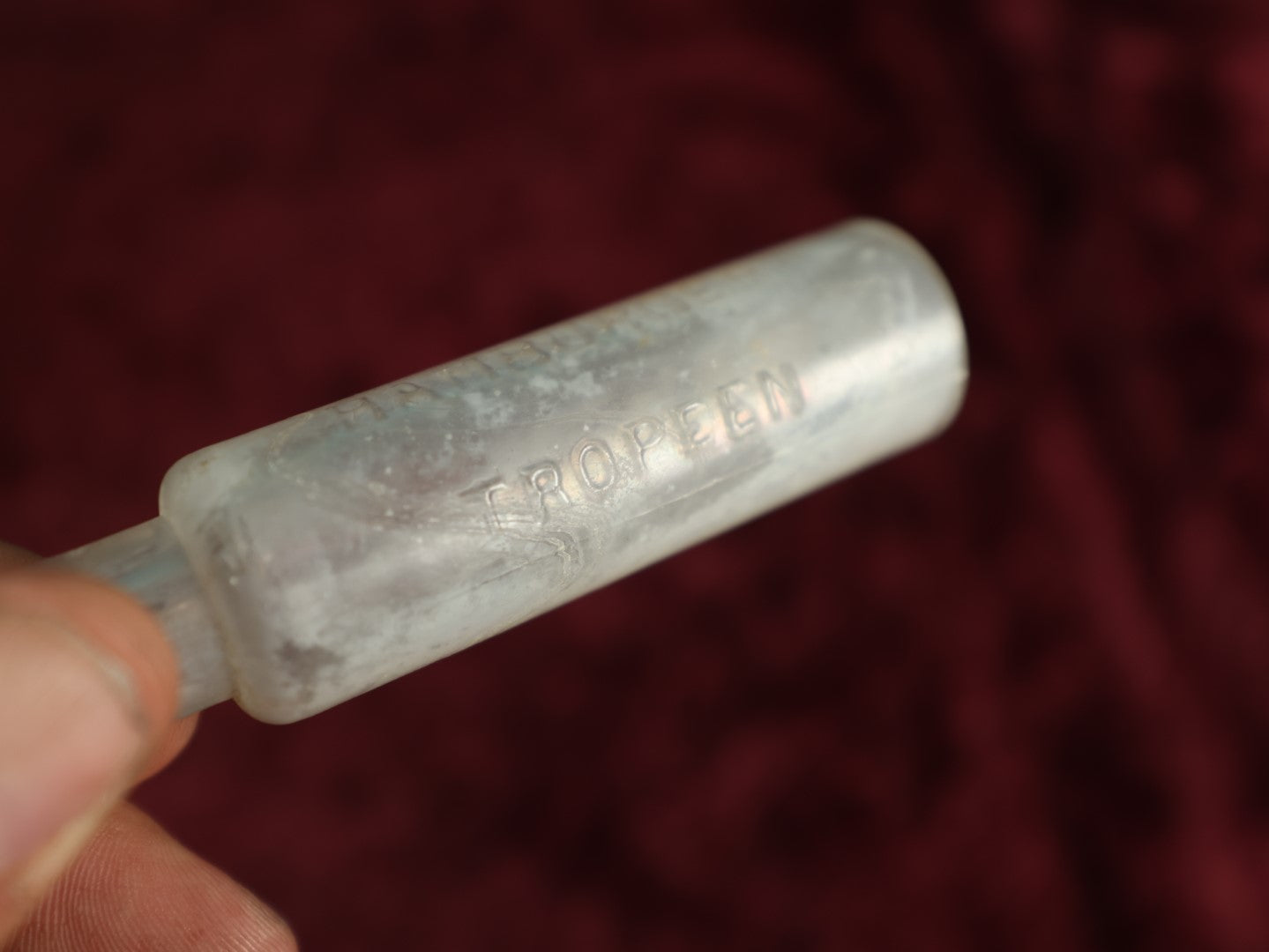 Lot 080 - Antique Glass Bottle For Dr. August Koenig's Hamburger Tropeen, Possible Misprint, Should Say Tropfen