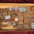 Lot 095 - Grouping Of Antique Religious Printing Blocks Letter Press Stamps, Many Smaller And Medium Sized Depicting Jesus, Mary, Christian Figures, 35+ Pieces