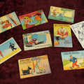 Lot 100 - Grouping Of Nine Vintage Novelty Risque, Naughty, Raunchy Postcards, Circa 1940S