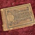 Lot 105 - Antique Victorian Autograph Album With Many Hand Written Autographs, Sayings, From Classmates And More, With Die Cuts, 1870s, New Hampshire