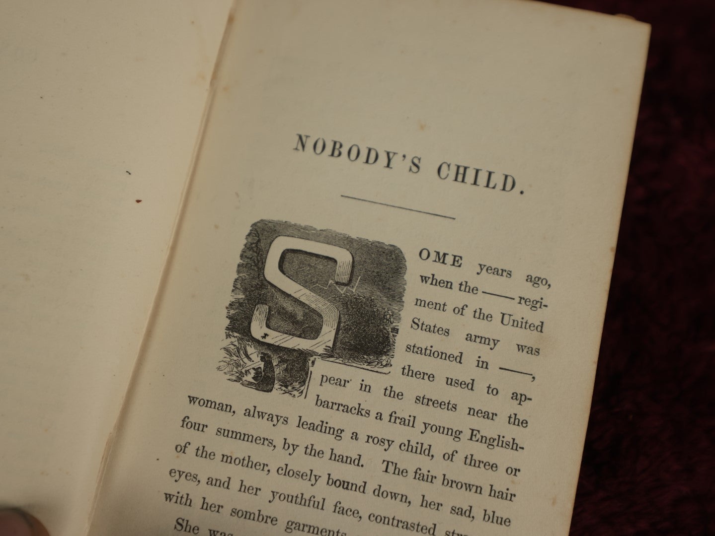 Lot 109 - Antique Book, "Nobody's Child And Other Stories," The Silver Penny Series, Boston, 1861, Spine Says, "To Be Good Is To Be Wise"