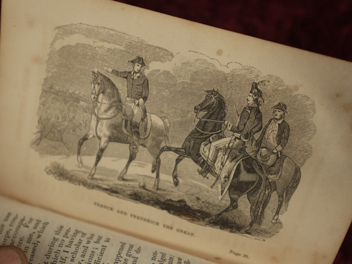 Lot 110 - Antique Book, "The Life Of Baron Trenck," Prussian Folk Hero Known For Many Daring Prison Escapes, Romance With Frederick The Great's Sister, Published In Philadelphia, 1853, Illustrated