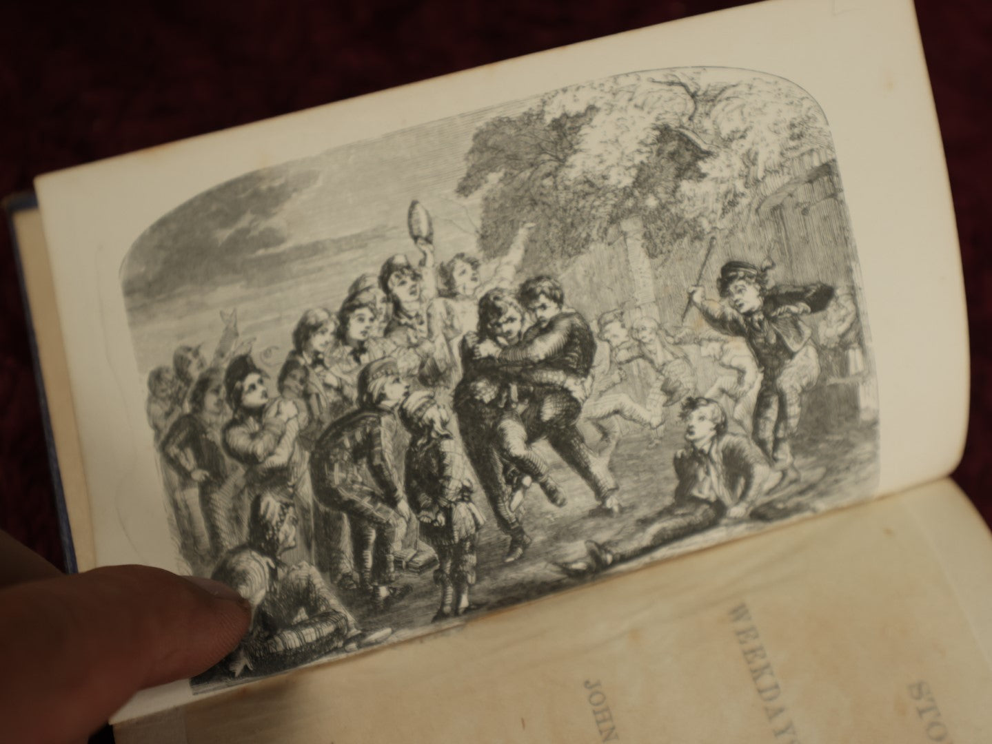 Lot 111 - Antique Book, "Stories For Week Days And Sunday," By John Holm Burrow, B.A. With Illustrations, London, 1860