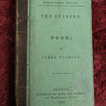 Lot 112 - Antique Book, "The Seasons, A Poem," By Hames Thomson, Published Boston, 1842