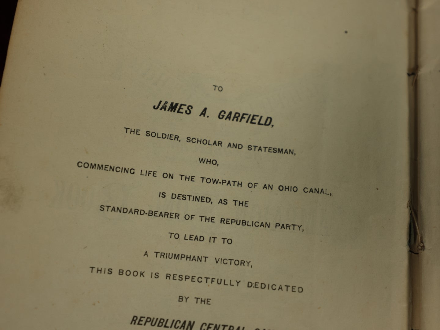 Lot 081 - My Country Tis Of Three 1880 Republican Campaign Song Book, Election Campaign For General James A. Garfield And General Chester A. Arthur, Published By The Republican Central Campaign Club, New York