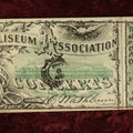 Lot 084 - Single Ephemera Piece, Lithographed Ticket From The Coliseum Association, Boston, For October 23Rd, 1869, Early Concert Ticket
