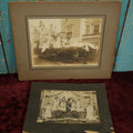 Lot 094 - Pair Of Boarded Photos, One Showing Women On A German American Parade Float, Other At Wedding