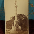 Lot 109 - Antique Carte De Visite C.D.V. Photograph Of The Army And Navy Monument, "Soldiers' And Sailors' Monument," Boston, Massachusetts