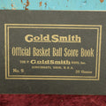 Lot 129 - Single Ephemera Booklet, Gold Smith Official Basketball Score Book, No. 9, 25 Games, Cincinnati, Ohio, Used By Boy Scout Troop 4, Burlington, Vermont, Mostly Empty, Copyright 1939