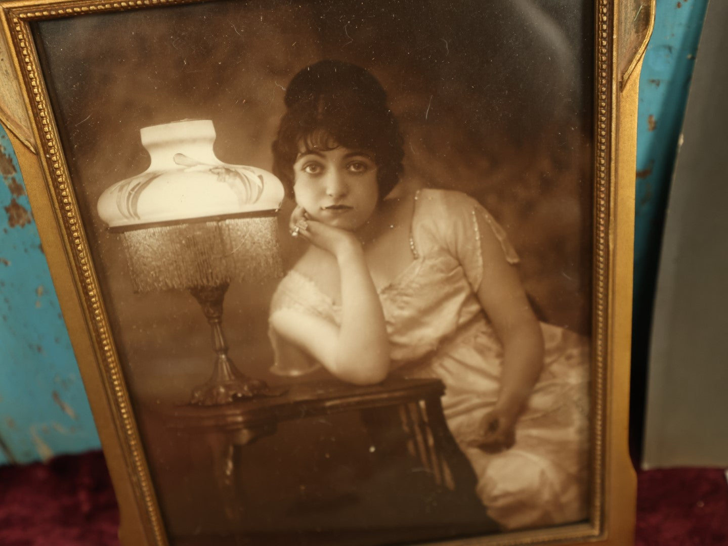 Lot 135 - Grouping Of Four Antique Photos Of Women, Including One In Frame, Circa 1920s