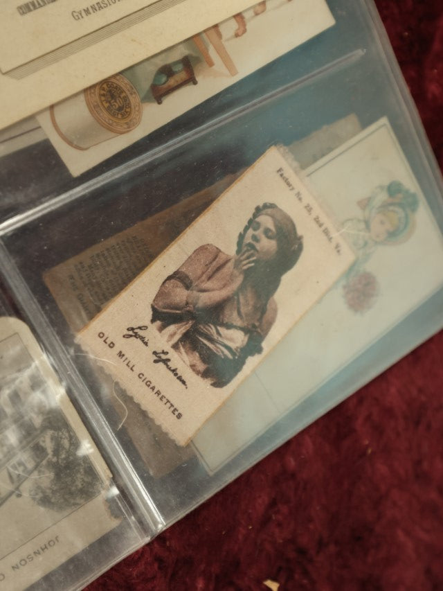 Lot 138 - Grouping Of 20+ Antique Trade Cards, Cigarette Silks, Advertising And More, Victorian To Early 20th Century