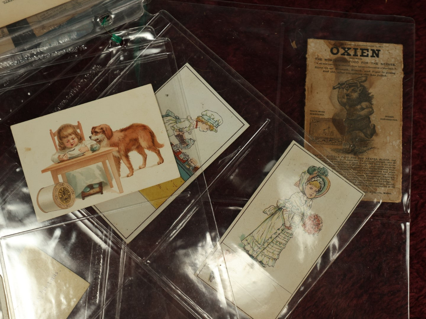 Lot 138 - Grouping Of 20+ Antique Trade Cards, Cigarette Silks, Advertising And More, Victorian To Early 20th Century