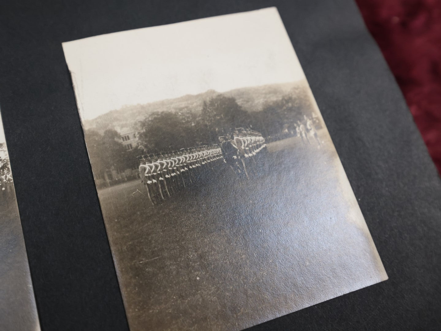 Lot 007 - Important Circa 1900-1920 Photo Album With Battleships, Ocean Liners, Yachts, Pitbulls, Cats, Auto-Racing, West Point, Travel Destinations, Sideshow Bear, Dozens Of Photos, Good Condition, Well Documented