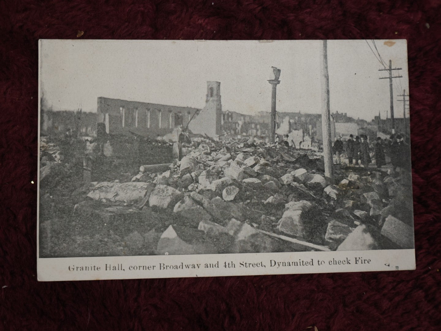 Lot 131 - Grouping Of Three Antique Postcards Depicting The 1906 San Francisco Earthquake And Disaster