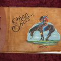 Lot 139 - Vintage Snap Shot Photo Album, Leather Album With End Of The Trail Painted Cover, Souvenir Of Indian Cliff, Hookset, New Hampshire, With Photos Of New England And New York