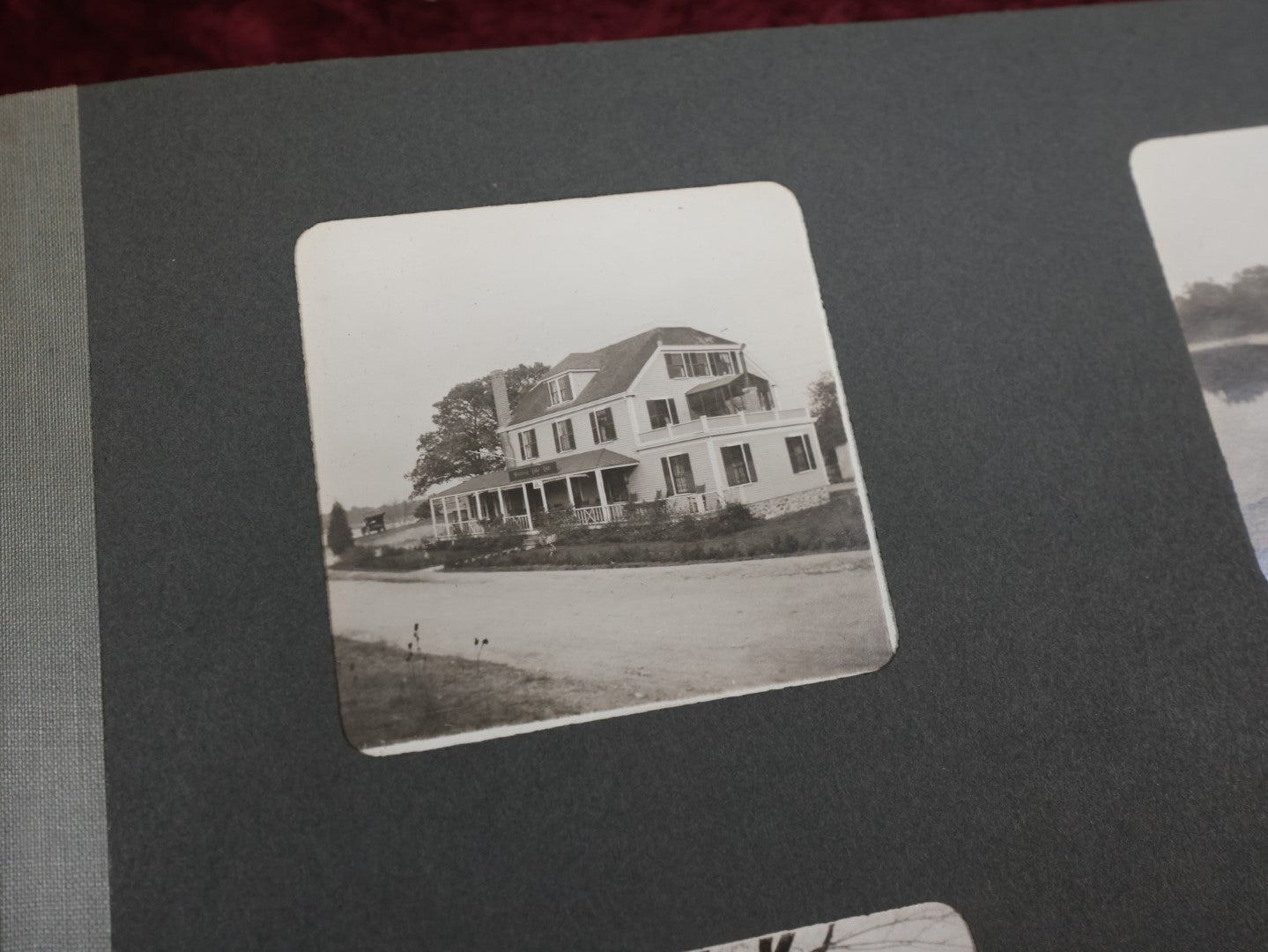 Lot 141 - Antique Black Photo Album With Many Photos, Mostly Of Families And Children At Play And On Trips