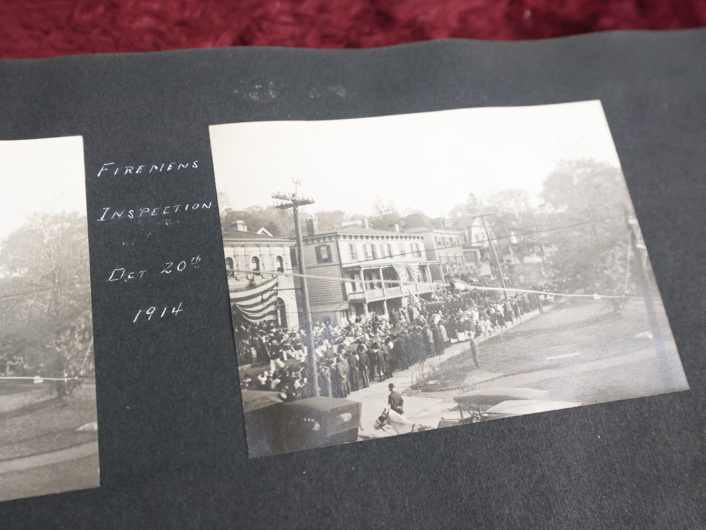 Lot 007 - Important Circa 1900-1920 Photo Album With Battleships, Ocean Liners, Yachts, Pitbulls, Cats, Auto-Racing, West Point, Travel Destinations, Sideshow Bear, Dozens Of Photos, Good Condition, Well Documented