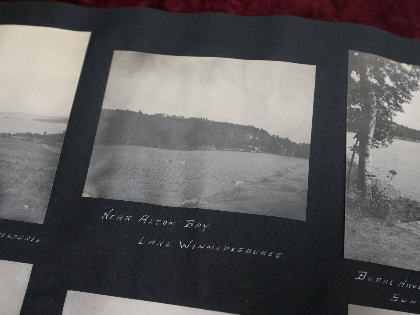 Lot 007 - Important Circa 1900-1920 Photo Album With Battleships, Ocean Liners, Yachts, Pitbulls, Cats, Auto-Racing, West Point, Travel Destinations, Sideshow Bear, Dozens Of Photos, Good Condition, Well Documented