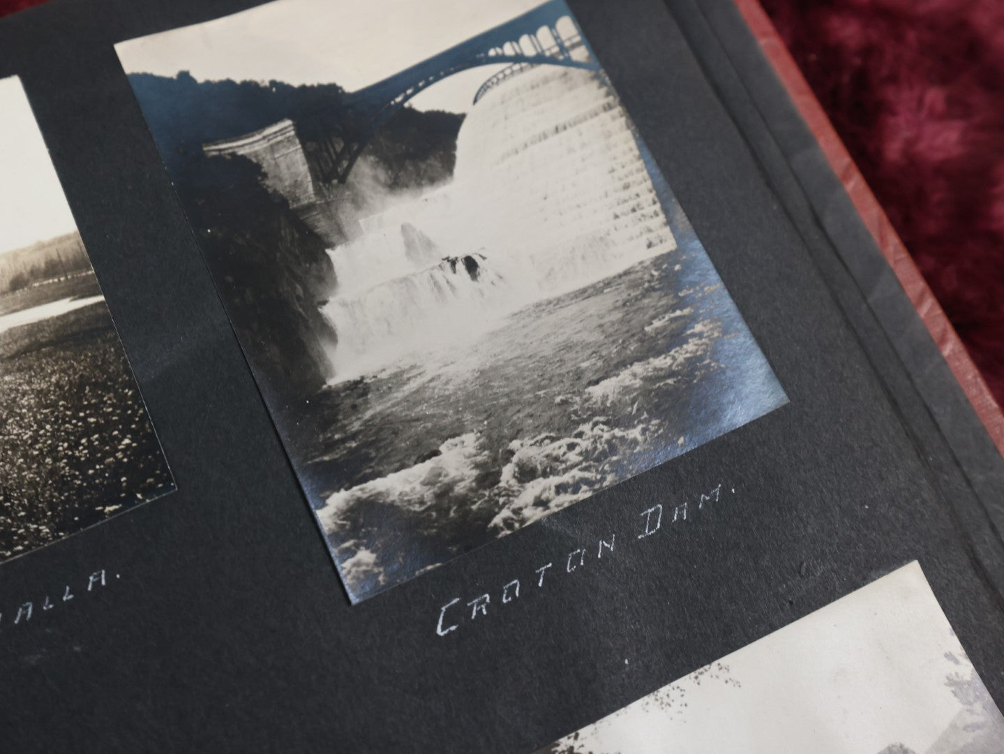 Lot 007 - Important Circa 1900-1920 Photo Album With Battleships, Ocean Liners, Yachts, Pitbulls, Cats, Auto-Racing, West Point, Travel Destinations, Sideshow Bear, Dozens Of Photos, Good Condition, Well Documented