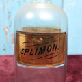 Lot 040 - Antique Lemon Extract Apothecary Bottle With Glass "Sp. Limon" Label, Approximately 12", From H.R. Kimball Pharmacy, Hardwick, Vermont