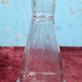 Lot 042 - Antique Novelty "Two-Face" Character Bottle With Angry Face On One Side, Smiling Face On The Other, Clear Glass