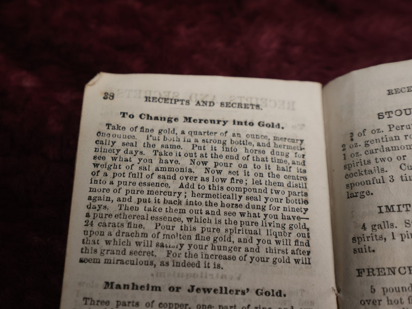 Lot 056 - "A Treatise On The Art Of Psychological Fascination, Or Soul Charming," Esoteric Antique Booklet By T. William & Co. Covering Divination By Cards, Charms And Incantations, Alchemy, And More