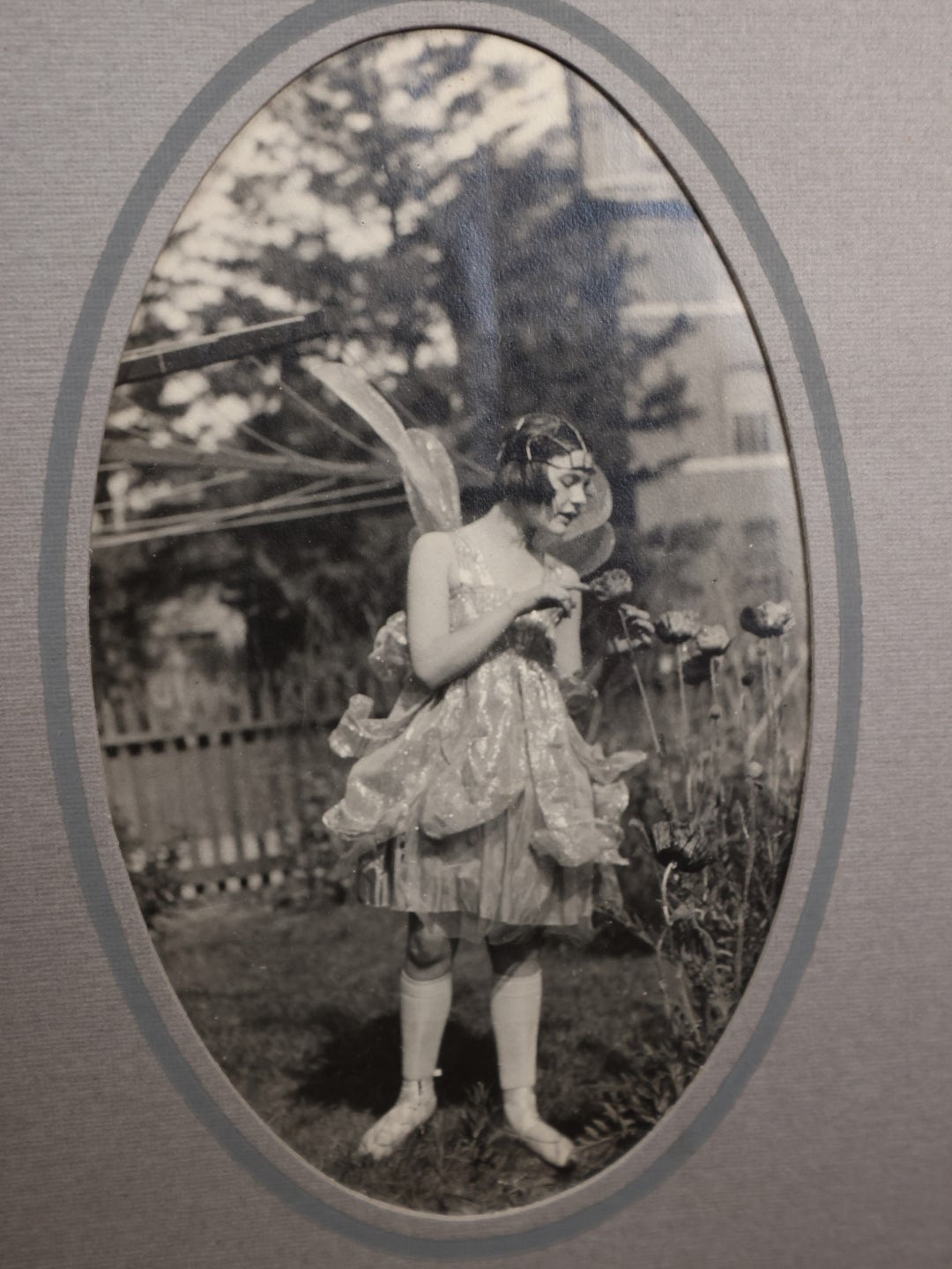 Lot 062 - Single Dancer Portrait Photo, Young Girl In Fairy Costume Outdoors