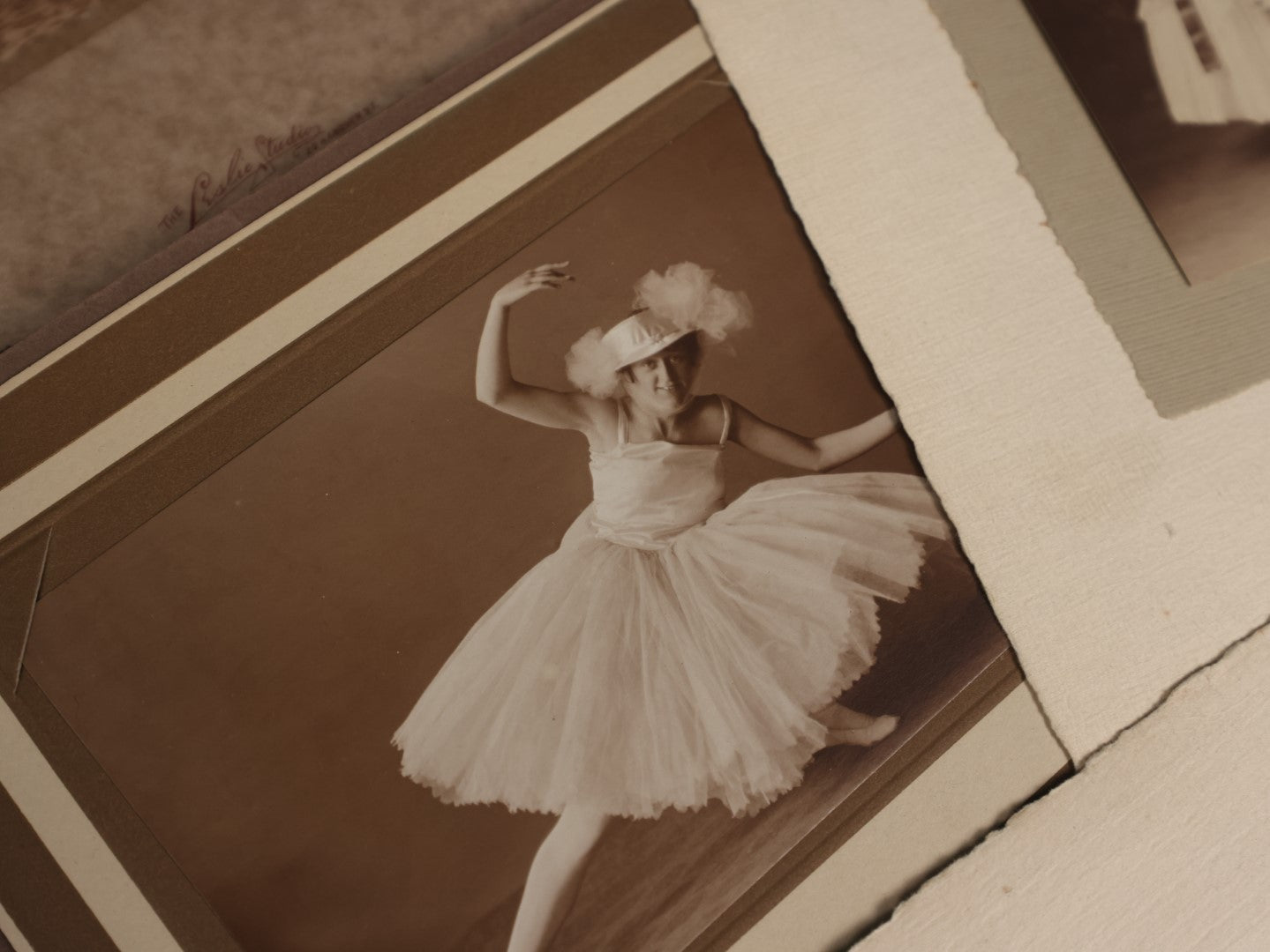 Lot 064 - Important Early 20th Century Collection Of Fifteen Larger Size Boarded And Foldered Photographs Of Costumed Women Dancers, Mostly Photographed In Manchester, New Hampshire