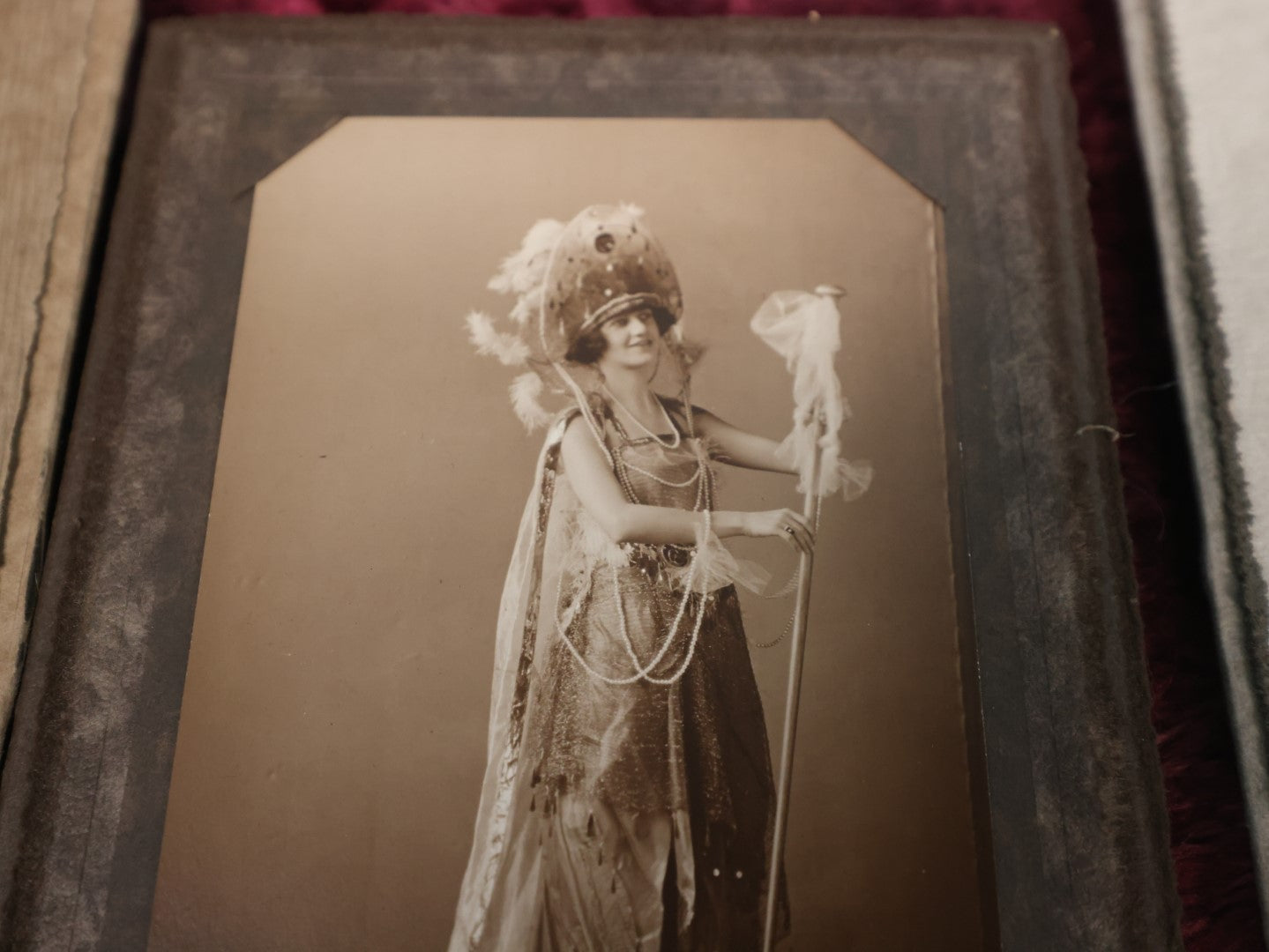 Lot 064 - Important Early 20th Century Collection Of Fifteen Larger Size Boarded And Foldered Photographs Of Costumed Women Dancers, Mostly Photographed In Manchester, New Hampshire