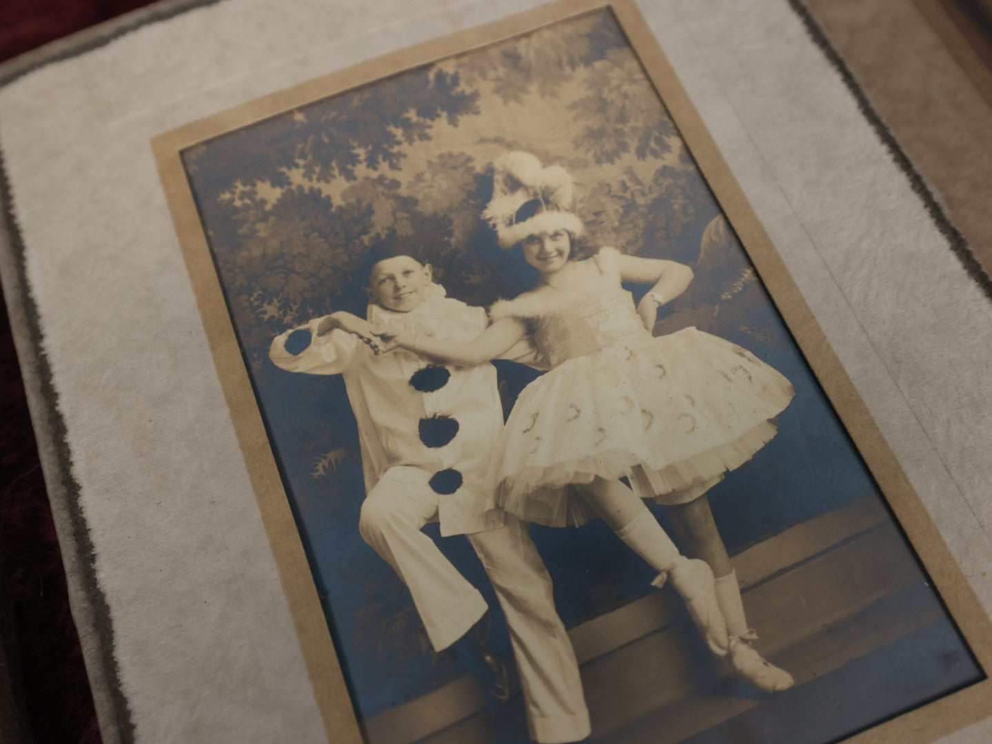 Lot 064 - Important Early 20th Century Collection Of Fifteen Larger Size Boarded And Foldered Photographs Of Costumed Women Dancers, Mostly Photographed In Manchester, New Hampshire