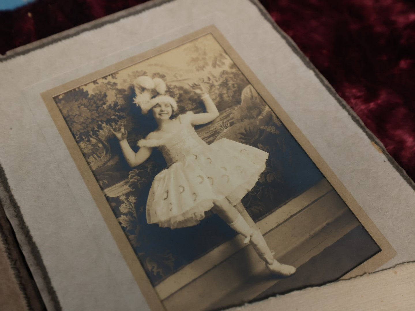 Lot 064 - Important Early 20th Century Collection Of Fifteen Larger Size Boarded And Foldered Photographs Of Costumed Women Dancers, Mostly Photographed In Manchester, New Hampshire