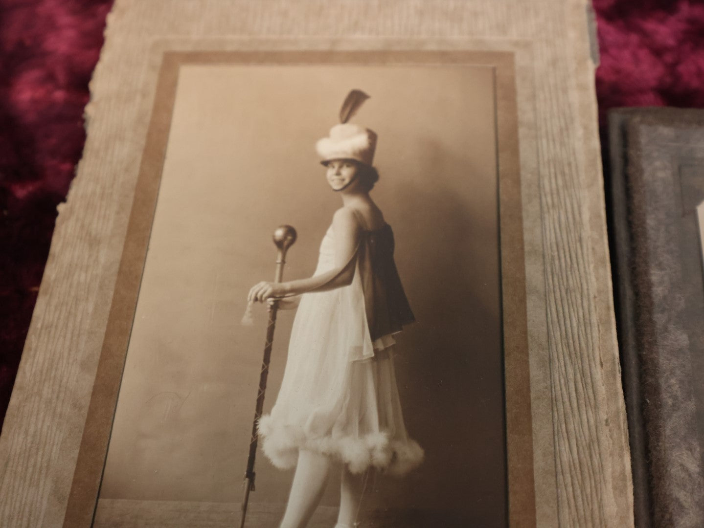 Lot 064 - Important Early 20th Century Collection Of Fifteen Larger Size Boarded And Foldered Photographs Of Costumed Women Dancers, Mostly Photographed In Manchester, New Hampshire