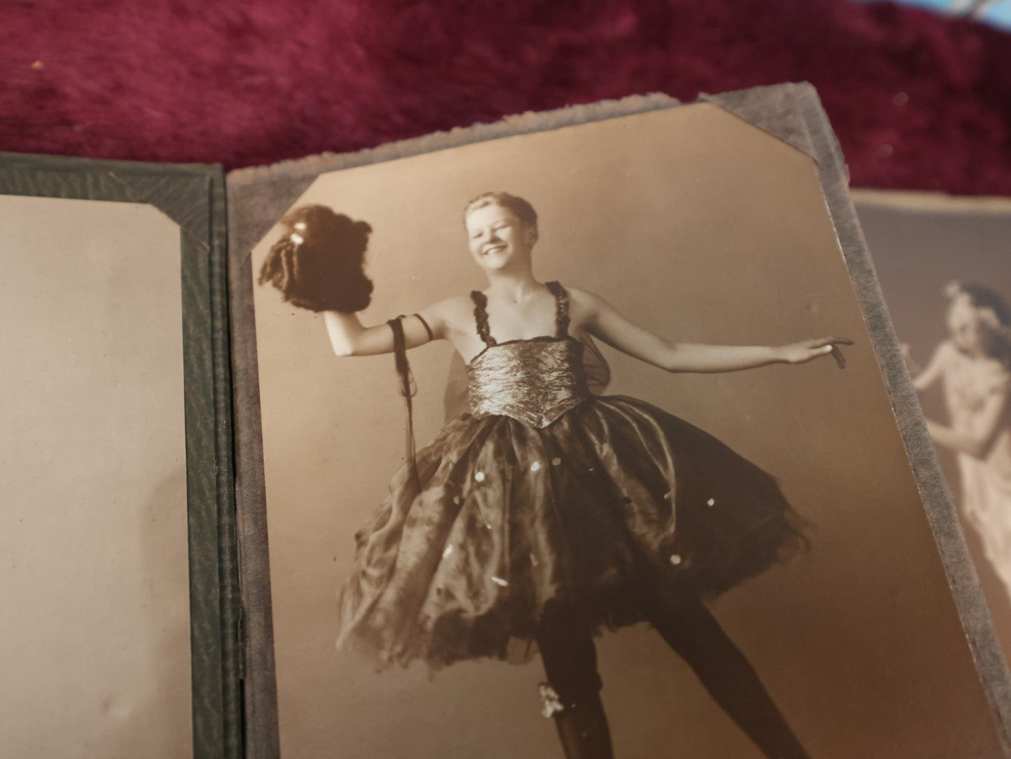 Lot 065 - Important Early 20th Century Collection Of Thirty + Smaller Size Boarded And Foldered Photographs Of Costumed Women Dancers, Mostly Photographed In Manchester, New Hampshire