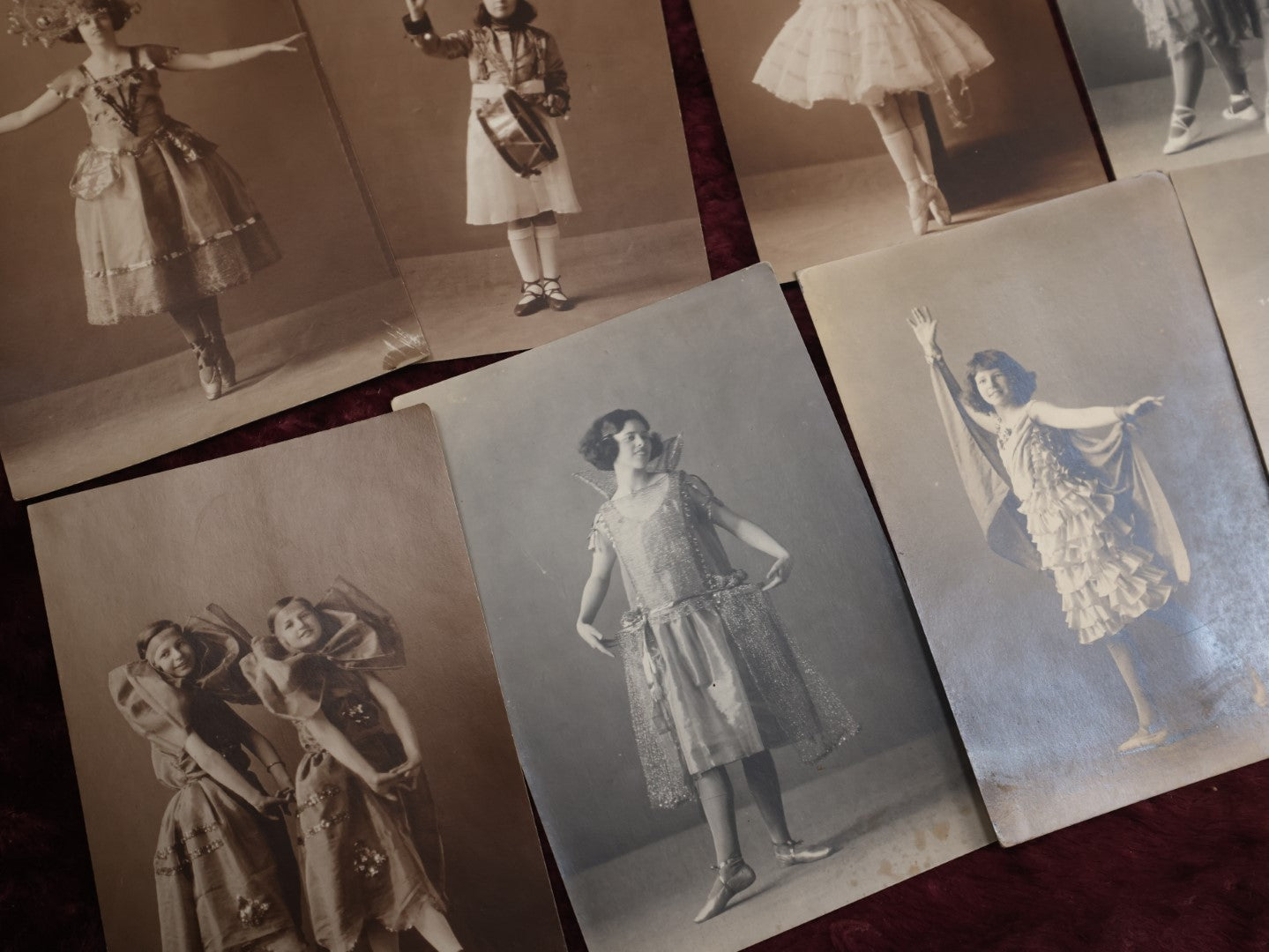 Lot 066 - Important Early 20th Century Collection Of Thirty + Smaller Size Photographs, No Folders, Of Costumed Women And Girls, Dancers, Mostly Photographed In Manchester, New Hampshire