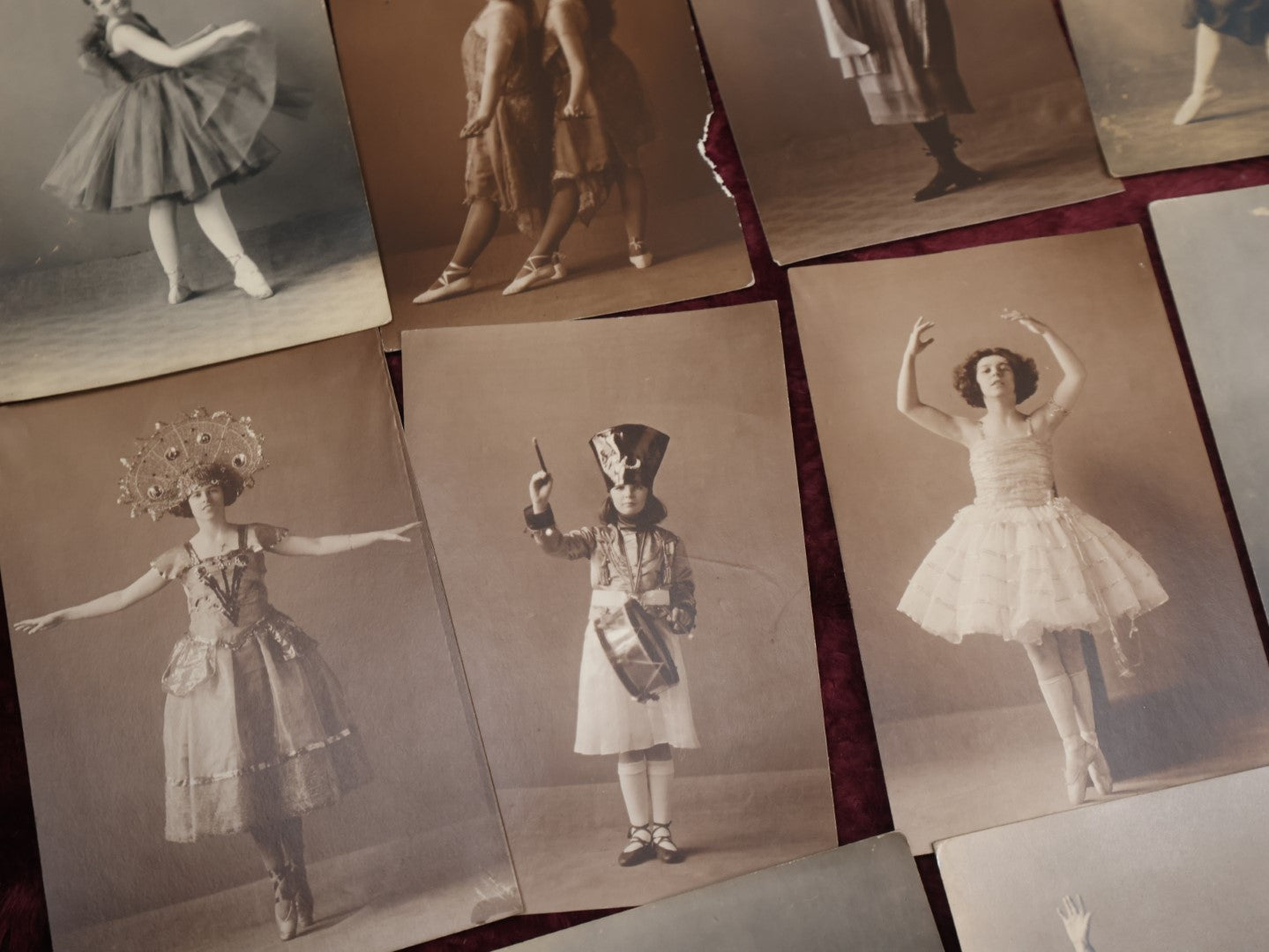 Lot 066 - Important Early 20th Century Collection Of Thirty + Smaller Size Photographs, No Folders, Of Costumed Women And Girls, Dancers, Mostly Photographed In Manchester, New Hampshire