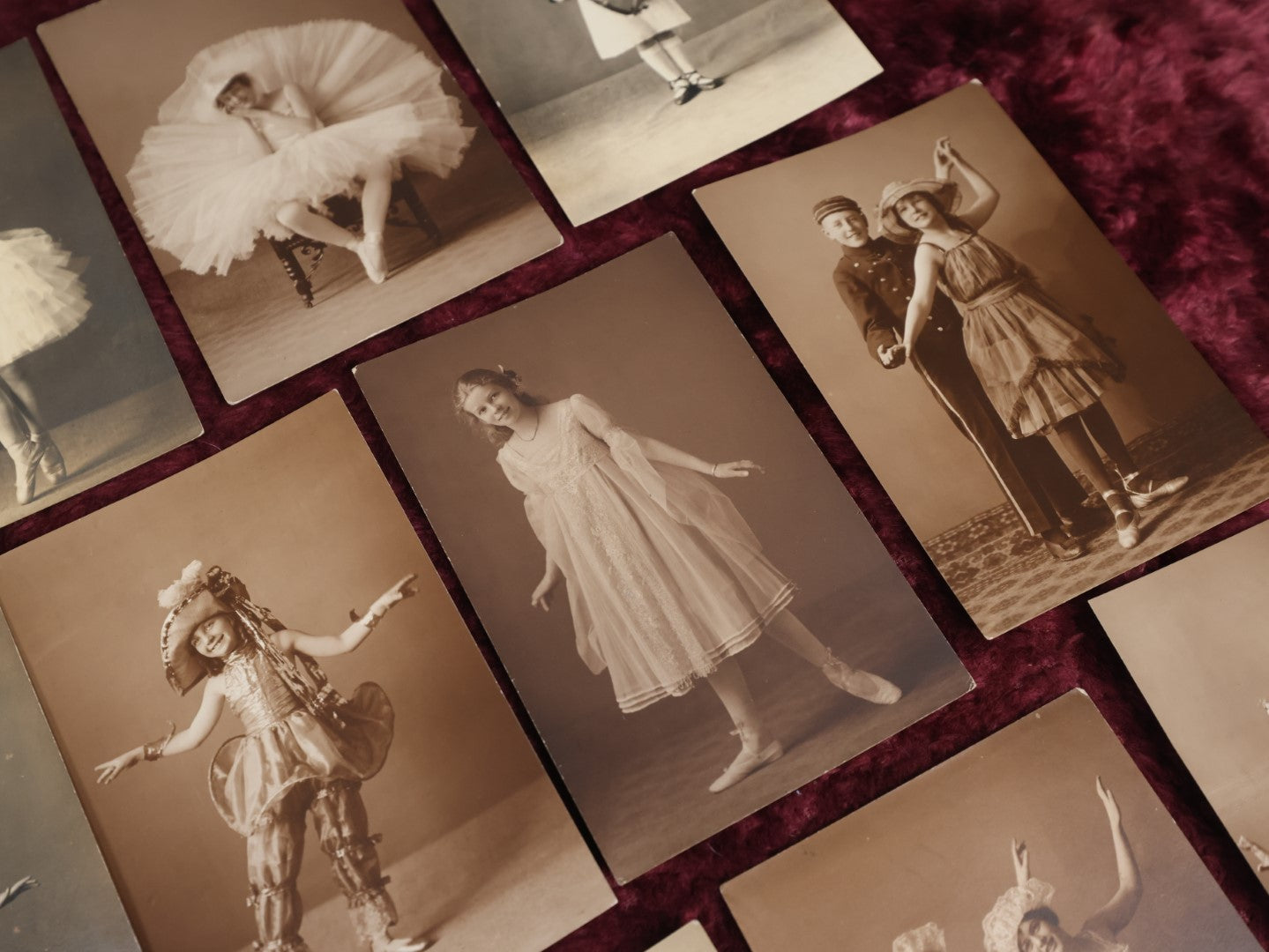 Lot 066 - Important Early 20th Century Collection Of Thirty + Smaller Size Photographs, No Folders, Of Costumed Women And Girls, Dancers, Mostly Photographed In Manchester, New Hampshire