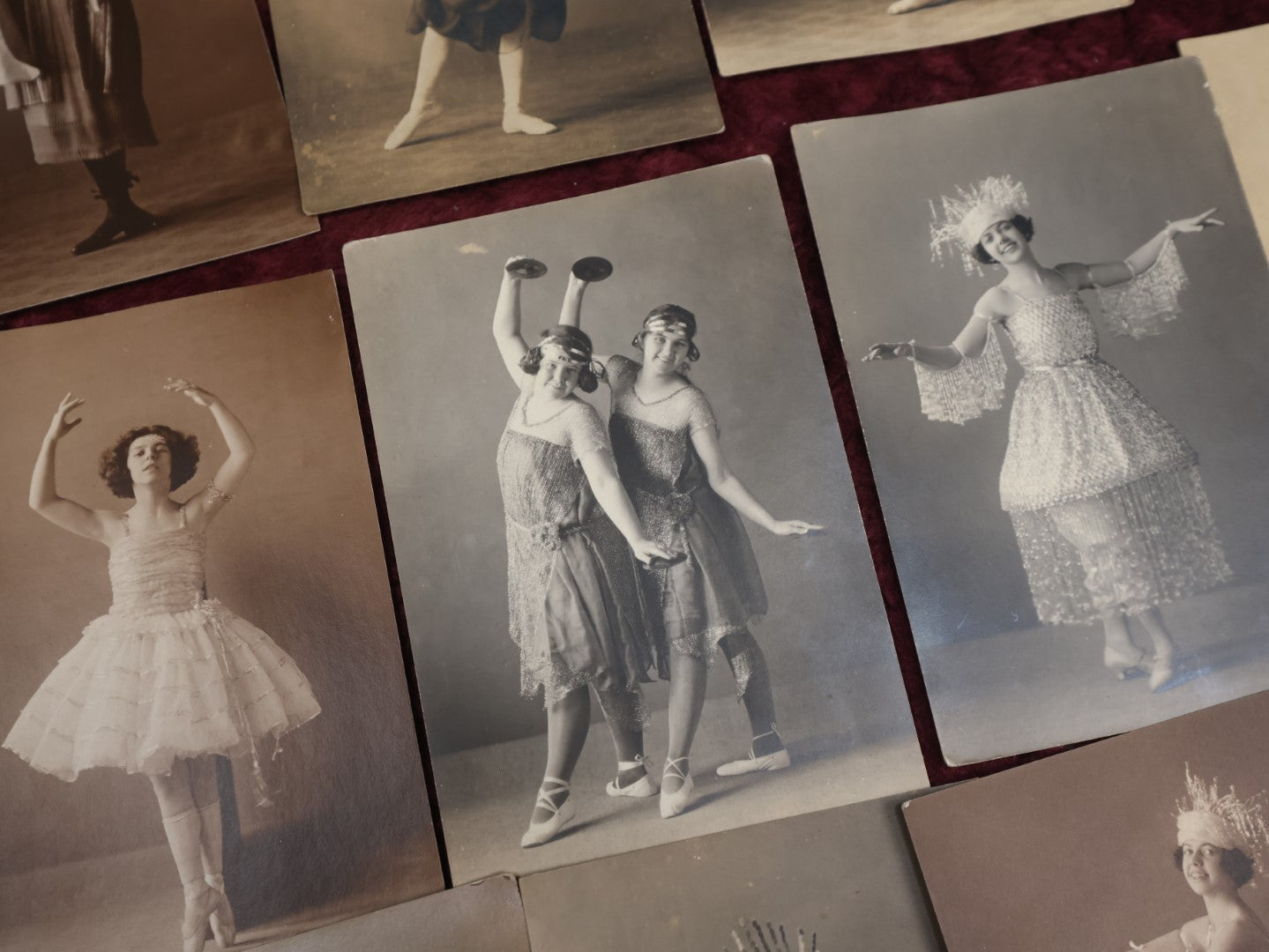 Lot 066 - Important Early 20th Century Collection Of Thirty + Smaller Size Photographs, No Folders, Of Costumed Women And Girls, Dancers, Mostly Photographed In Manchester, New Hampshire