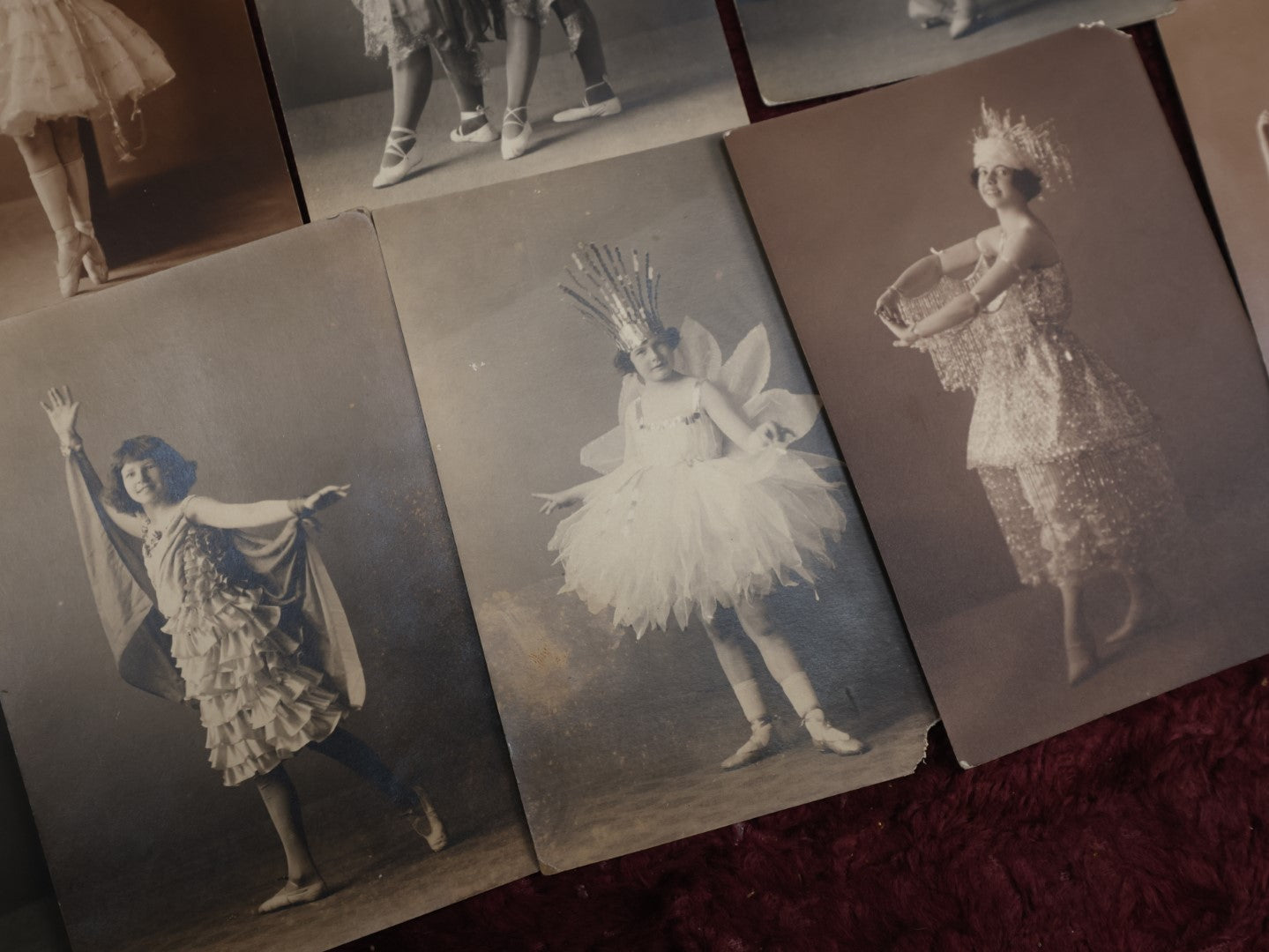 Lot 066 - Important Early 20th Century Collection Of Thirty + Smaller Size Photographs, No Folders, Of Costumed Women And Girls, Dancers, Mostly Photographed In Manchester, New Hampshire