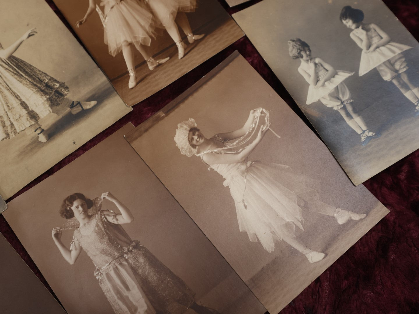 Lot 066 - Important Early 20th Century Collection Of Thirty + Smaller Size Photographs, No Folders, Of Costumed Women And Girls, Dancers, Mostly Photographed In Manchester, New Hampshire