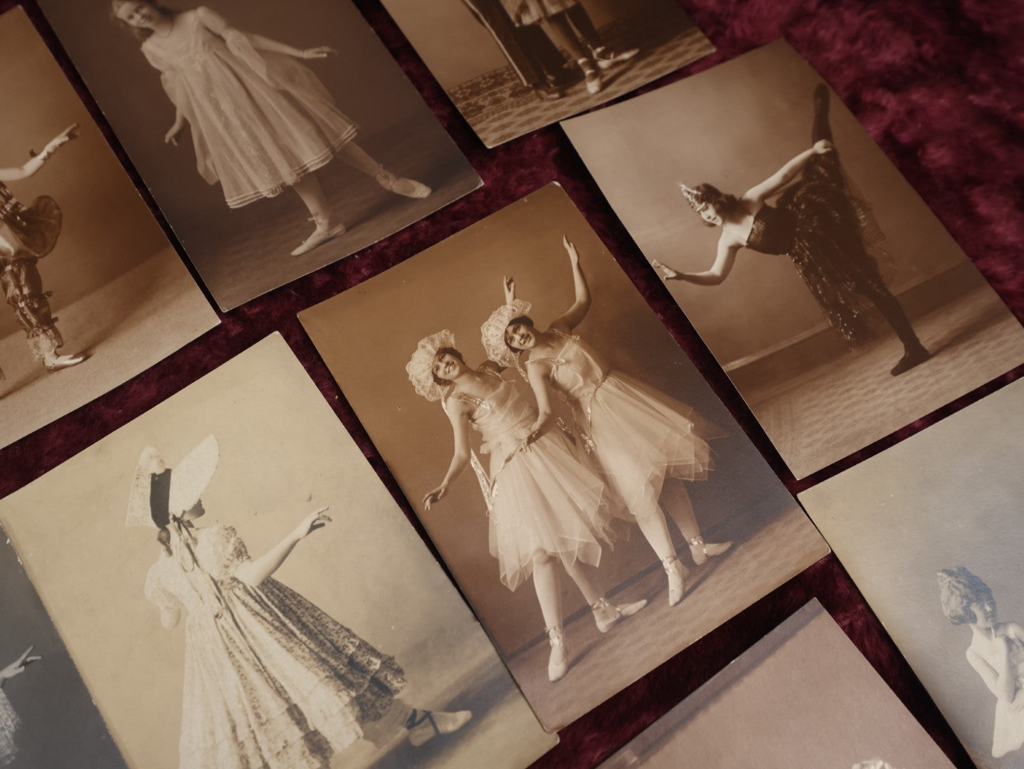 Lot 066 - Important Early 20th Century Collection Of Thirty + Smaller Size Photographs, No Folders, Of Costumed Women And Girls, Dancers, Mostly Photographed In Manchester, New Hampshire