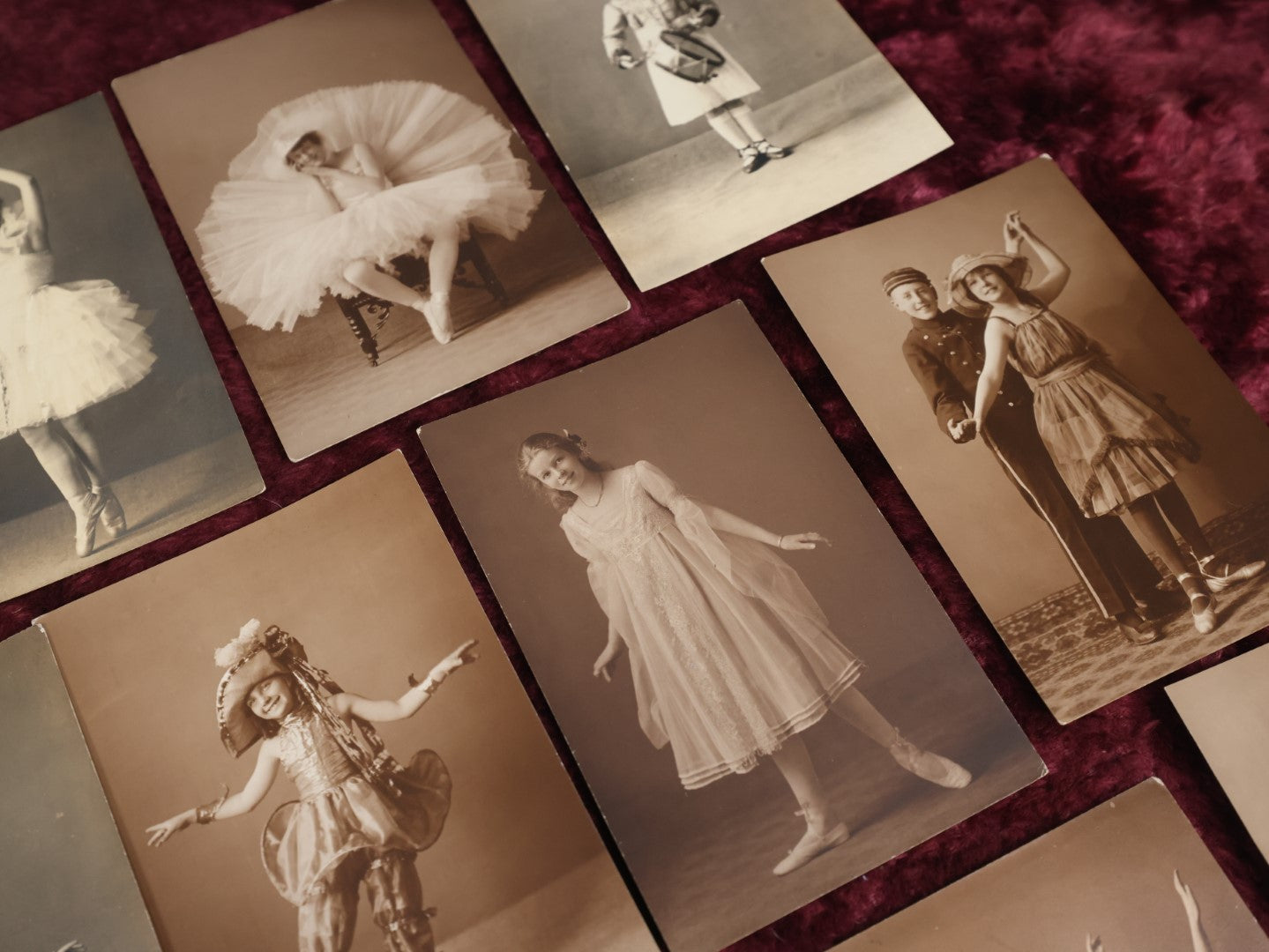 Lot 066 - Important Early 20th Century Collection Of Thirty + Smaller Size Photographs, No Folders, Of Costumed Women And Girls, Dancers, Mostly Photographed In Manchester, New Hampshire